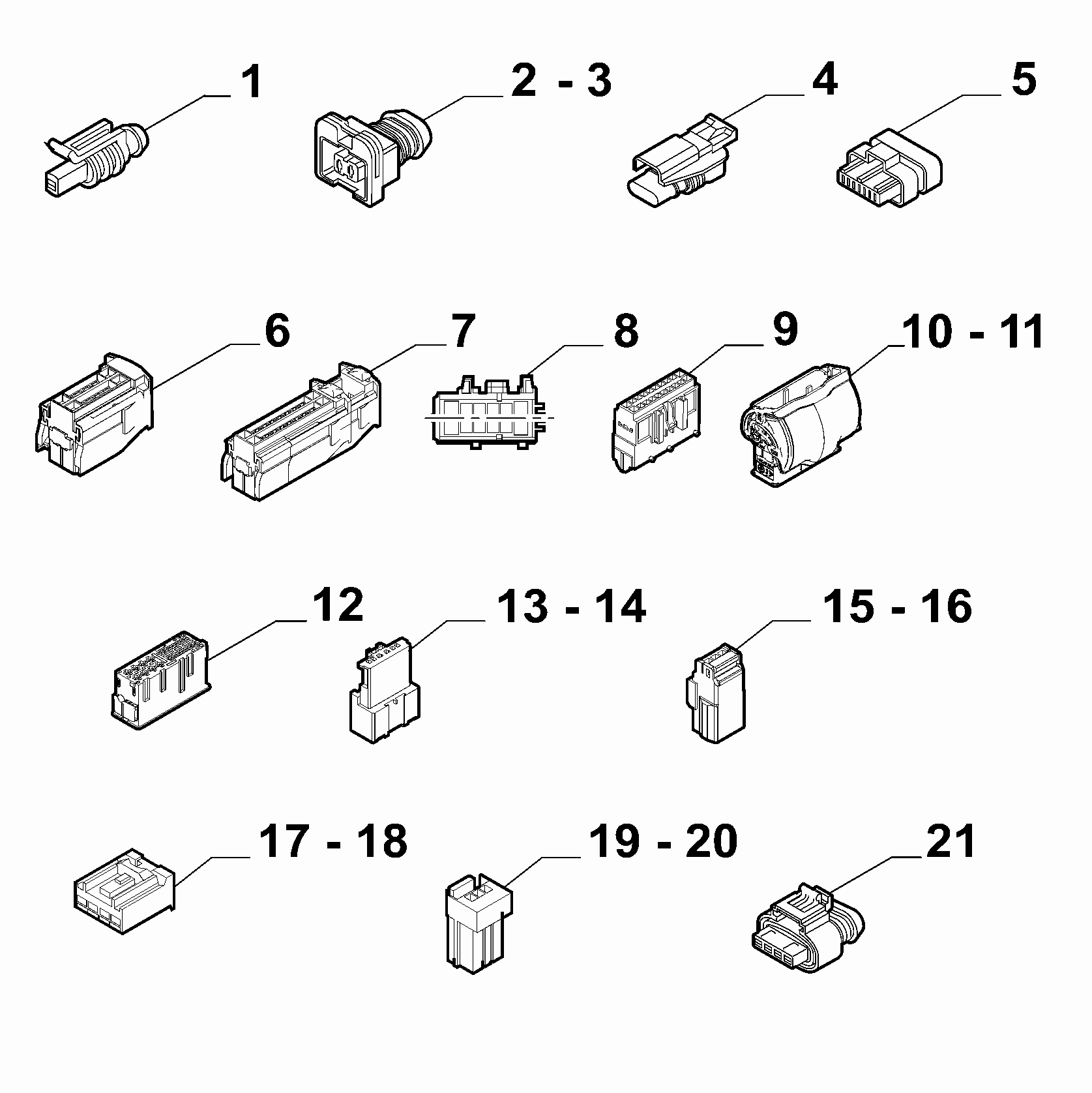 55528/00 CABLE ASSEMBLY CONNECTORS