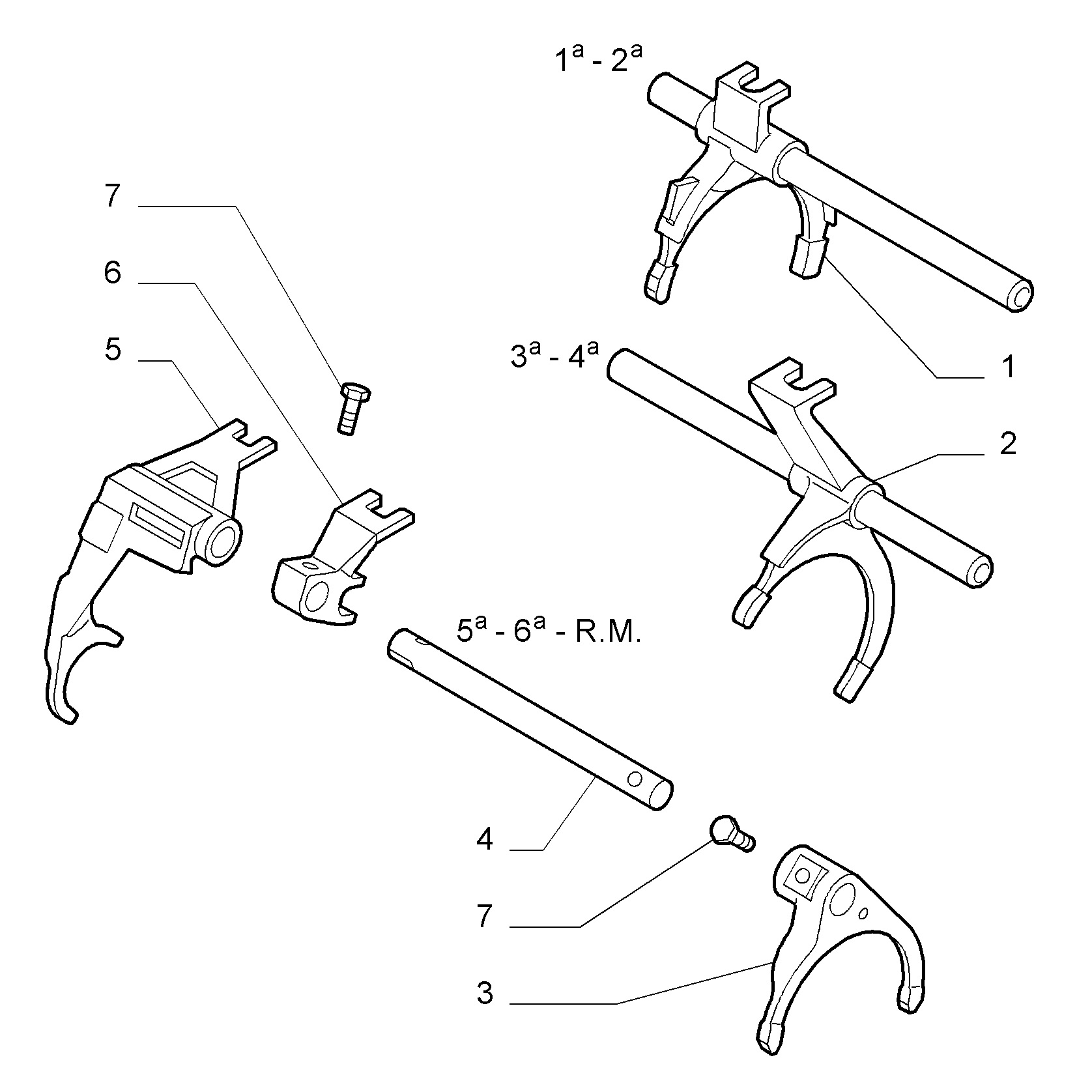 21219-020 GEAR FORKS STAMP