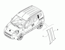 70712/00 НАРУЖНЫЕ НАКЛАДКИ И УПЛОТНИТЕЛИ 