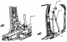 70527-010 FRONT SEAT BELTS