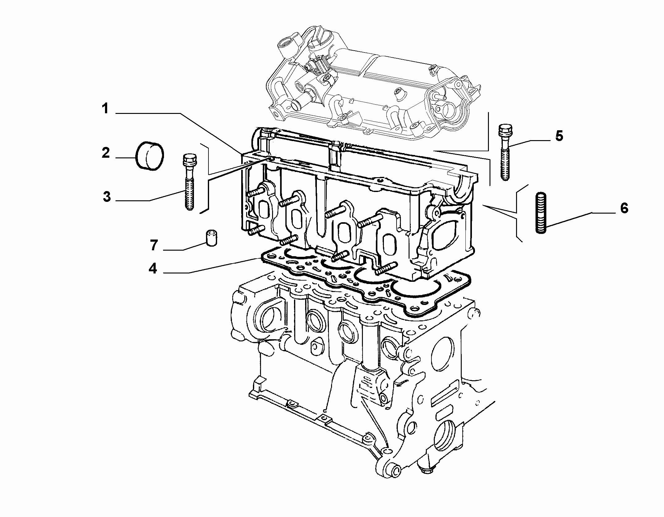 10101-020 CYLINDER HEAD AND GASKETS