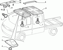 70524/02 ОТДЕЛКА САЛОНА (ВНУТРЕННИЕ ПАНЕЛИ)