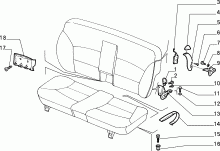 70613/00 REAR SEAT