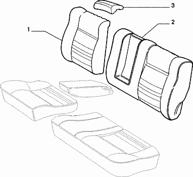 70615/03 REAR SEAT LINING