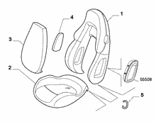 70601-010 FRONT SEAT PADDING