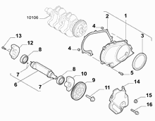 10103-040 COUNTER-ROTATING SHAFT UNIT