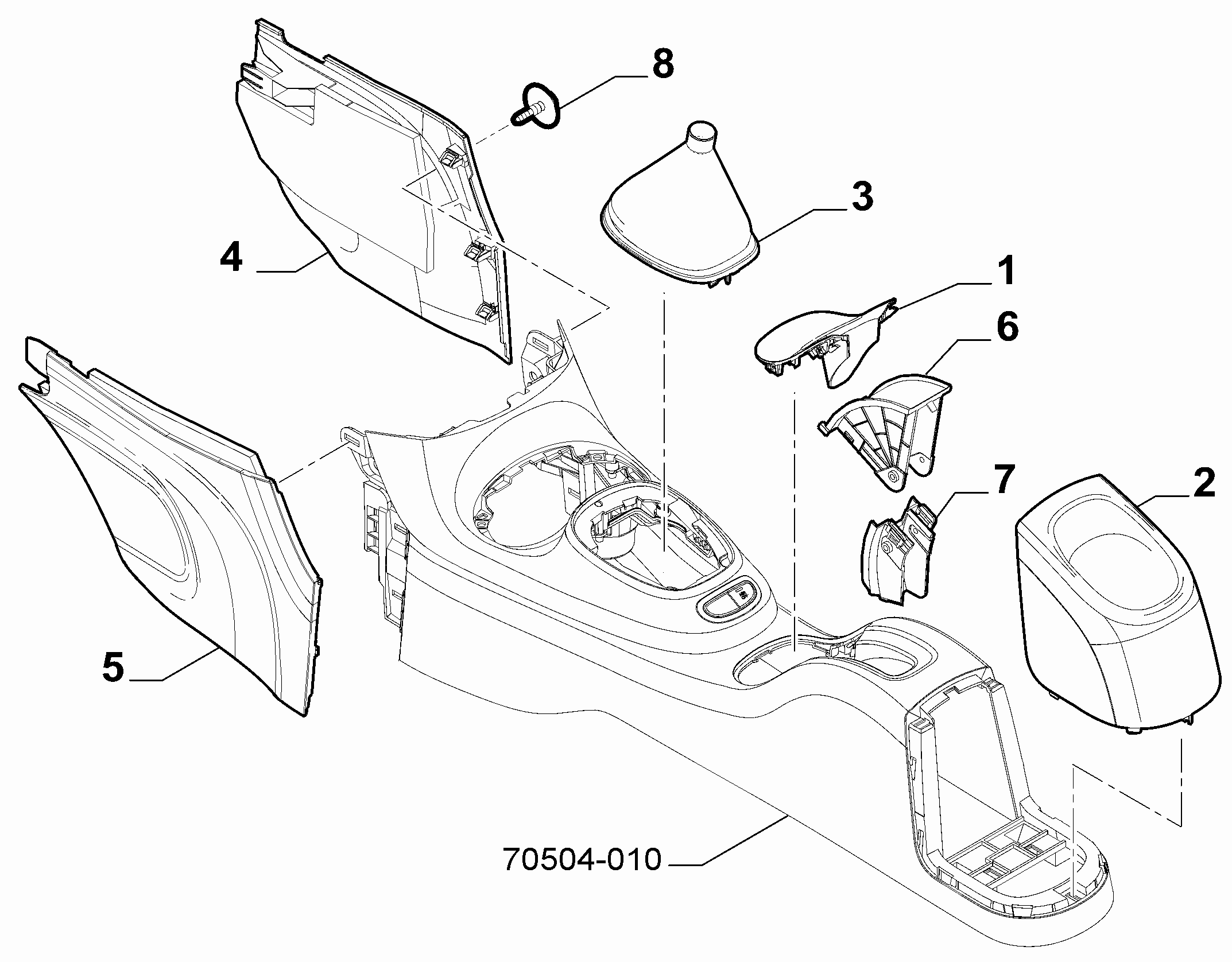 70504-040 COVERS  -  BEZELS - AIR DIFFUSER