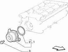 10402/00 ВОДЯНОЙ НАСОС И ТРУБОПРОВОДЫ