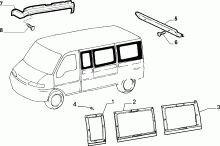 70524/03 ОТДЕЛКА САЛОНА (ВНУТРЕННИЕ ПАНЕЛИ)