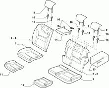 70615/02 REAR SEAT LINING