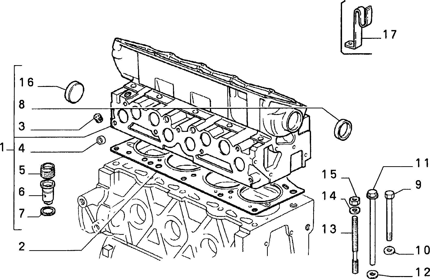 10101/00 БЛОК И ГОЛОВКА ЦИЛИНДРОВ