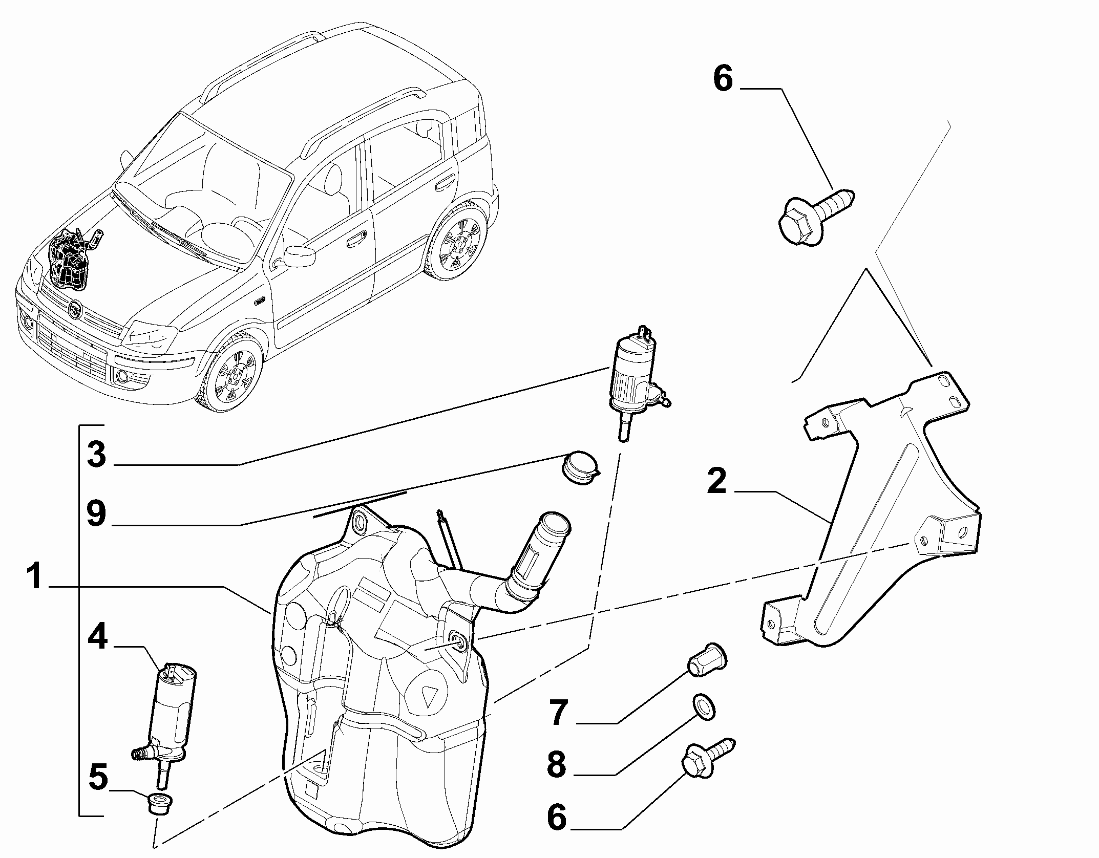 55514-030 WINDSHIELD WIPER RESERVOIR