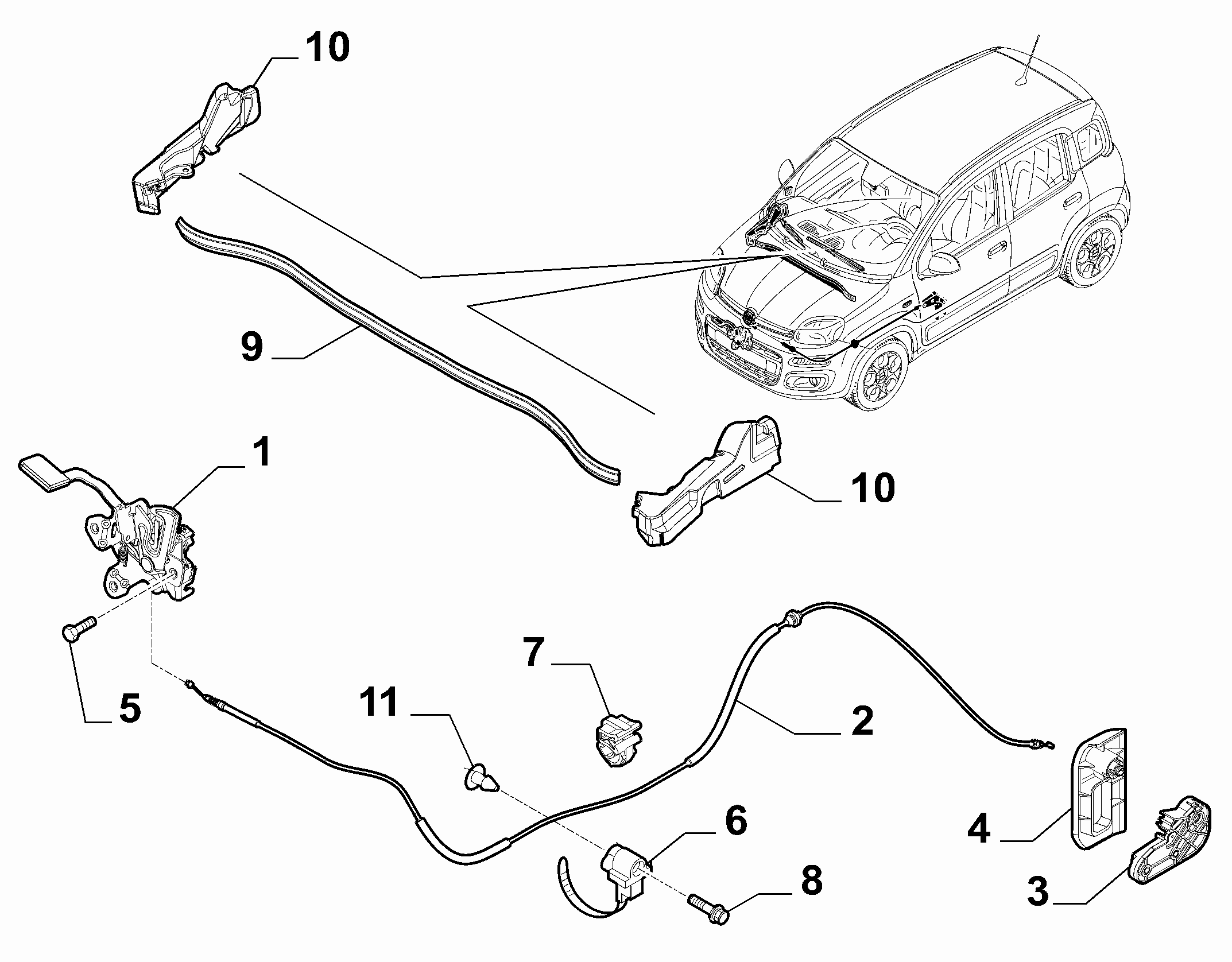 70101-020 TRUNK SPACE COVER ACCESSORY
