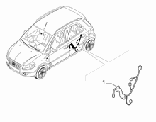 55526-020 REAR DOOR HARNESS