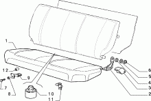 70613/00 REAR SEAT