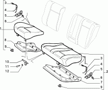 70613/02 REAR SEAT