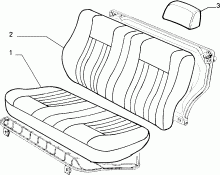 70615/01 REAR SEAT LINING