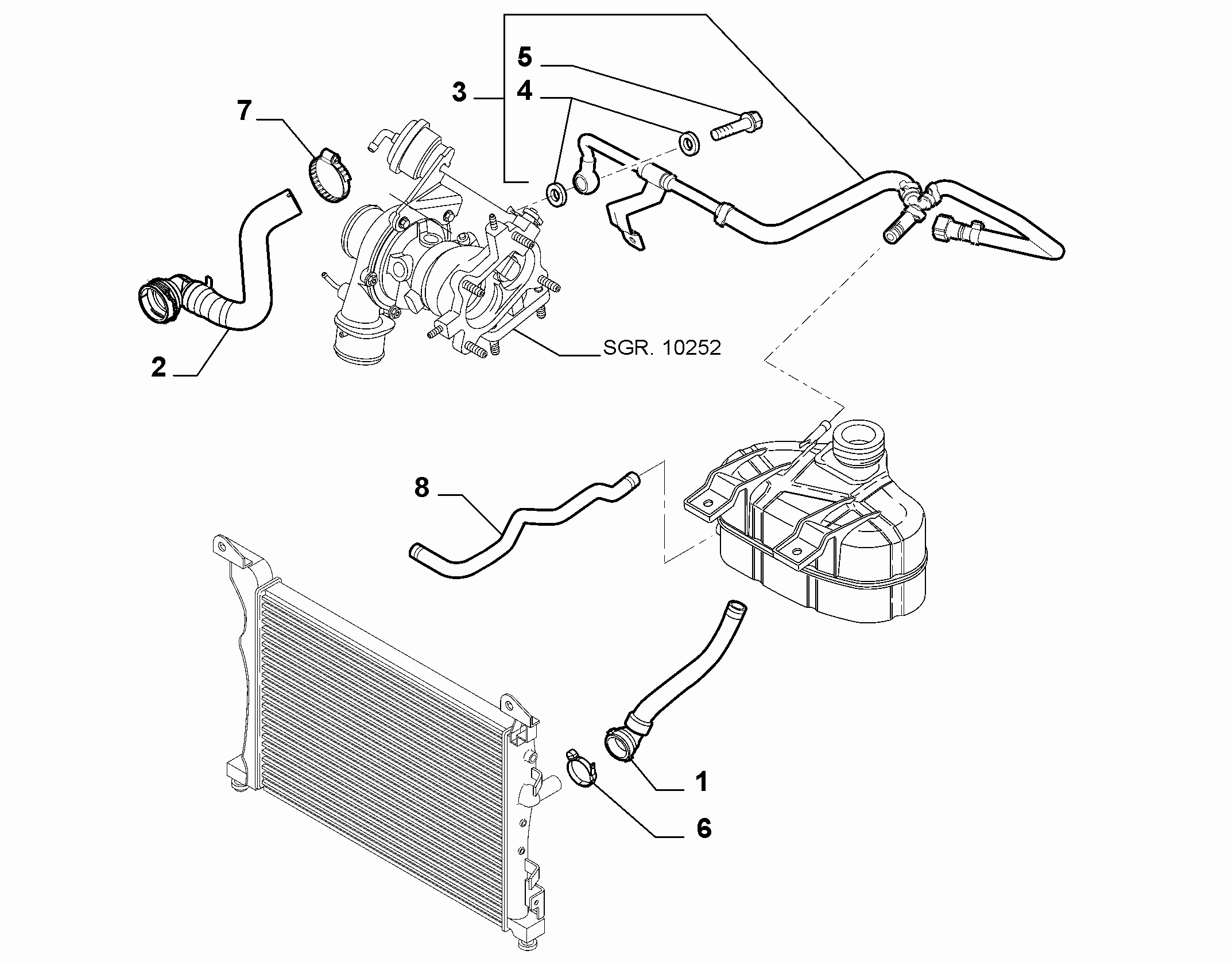 10401-030 RADIATOR PIPING