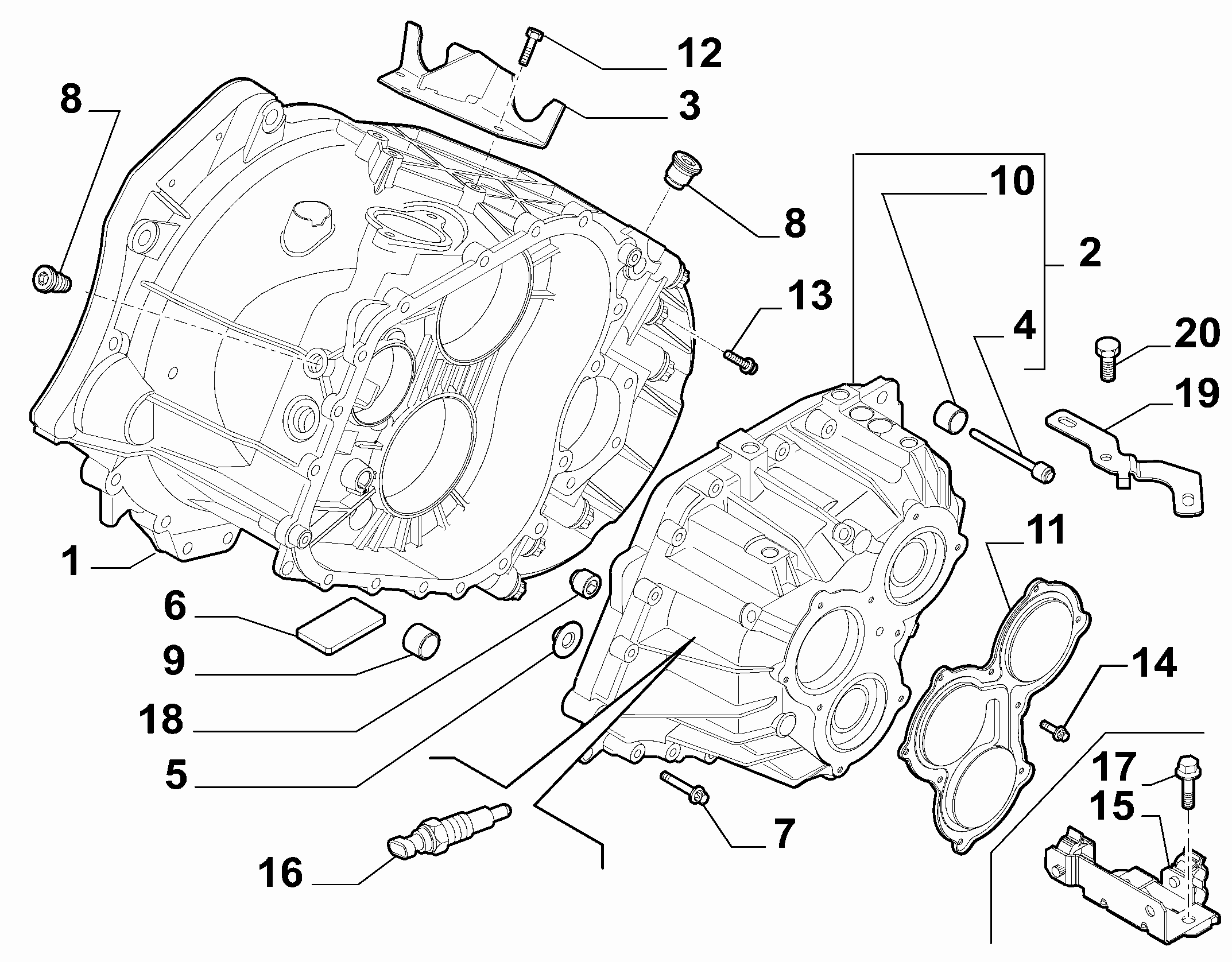21207-010 GEARING AND STUD JOINTING