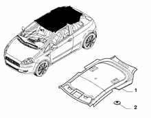 70523-010 INTERNAL ROOF LINING