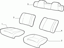 70615/00 REAR SEAT LINING