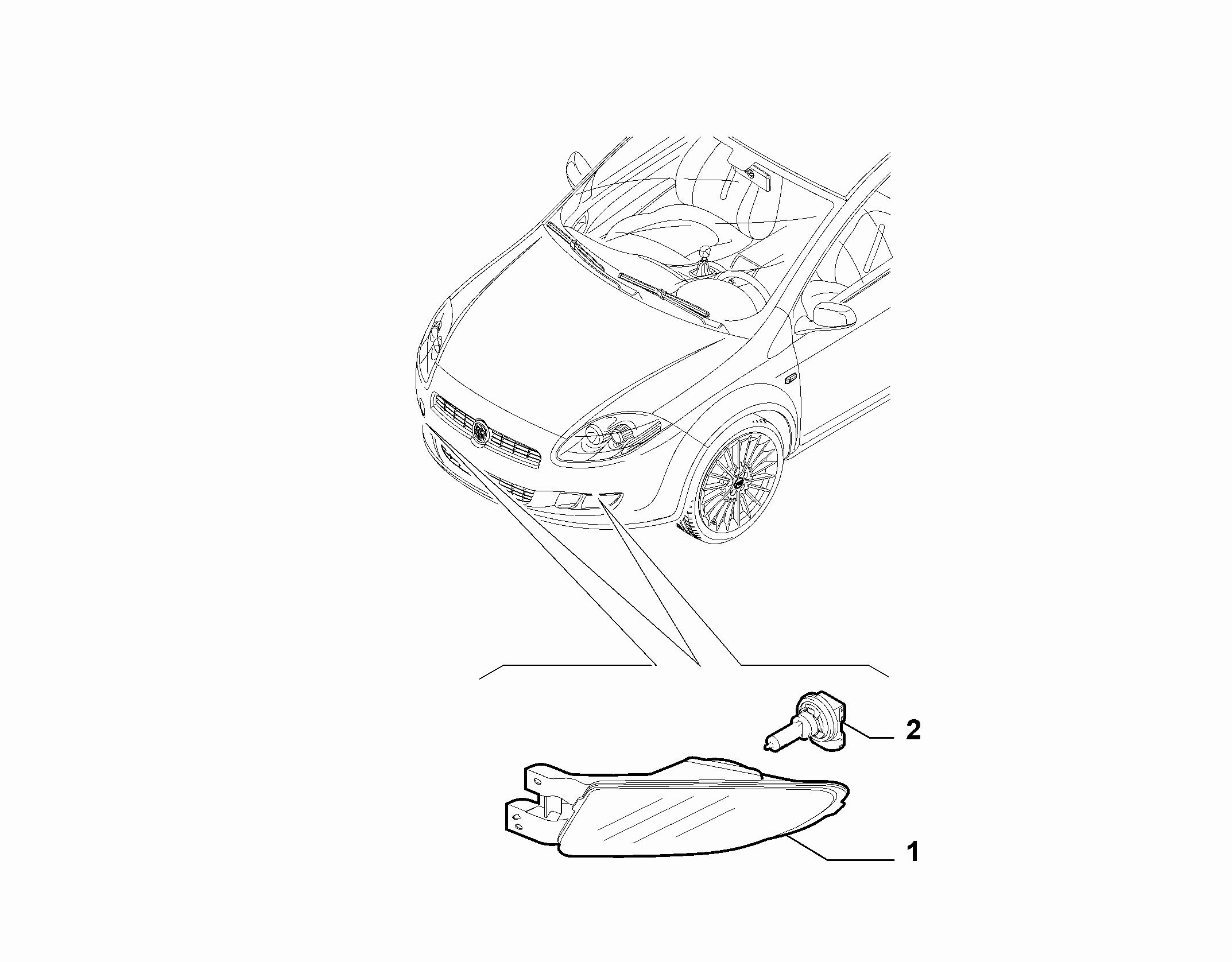 55401-020 FOG LIGHT