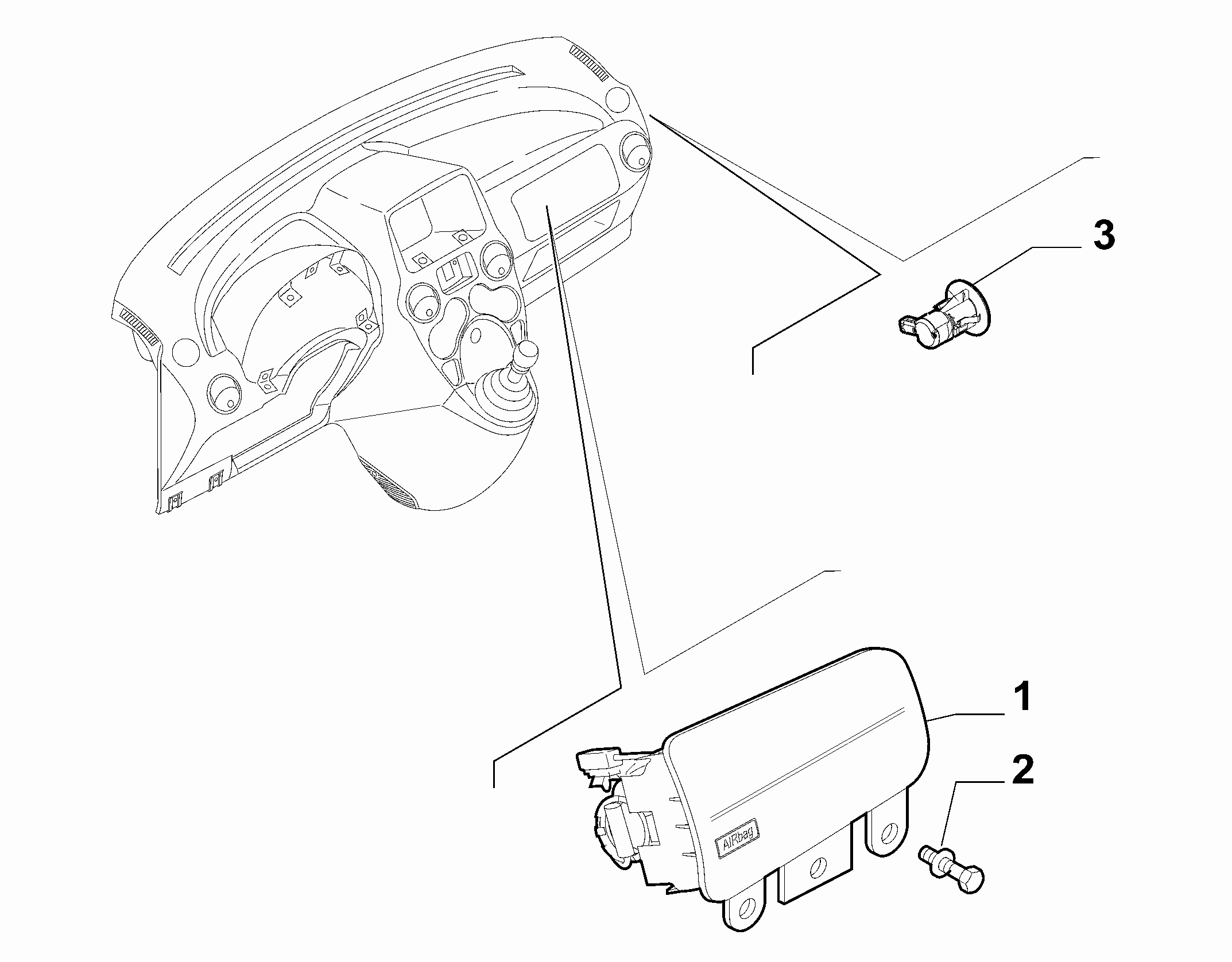 55508-020 PASSENGER AIRBAG