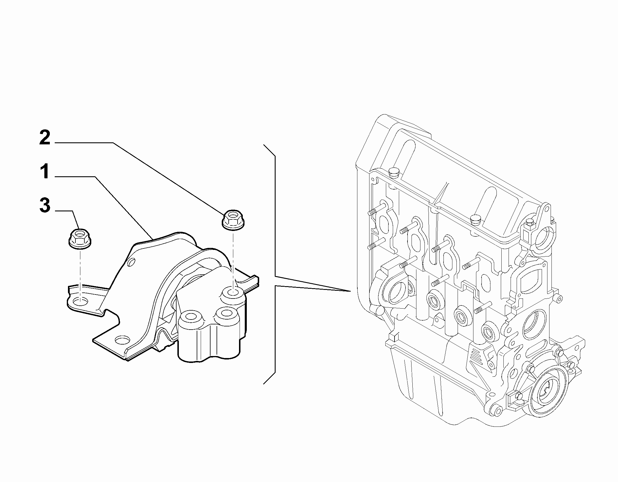 10002-010 ENGINE INLET SCREW ANCHOR AND TENSION ROD SUSPENSION