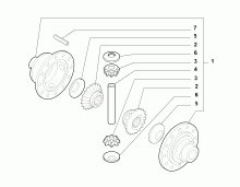 21220/10 ЗУБЧ. ПЕРЕДАЧИ ДИФФЕРЕНЦИАЛА