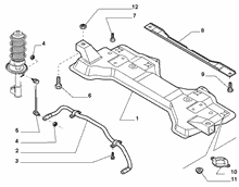 44301-030 CROSS ARM AND TORSION BAR