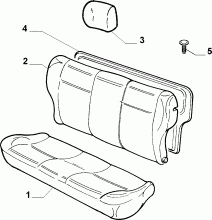70615/05 REAR SEAT LINING