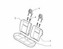 70615/01 REAR SEAT LINING
