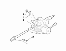 41201-020 POWER STEERING SHAFT