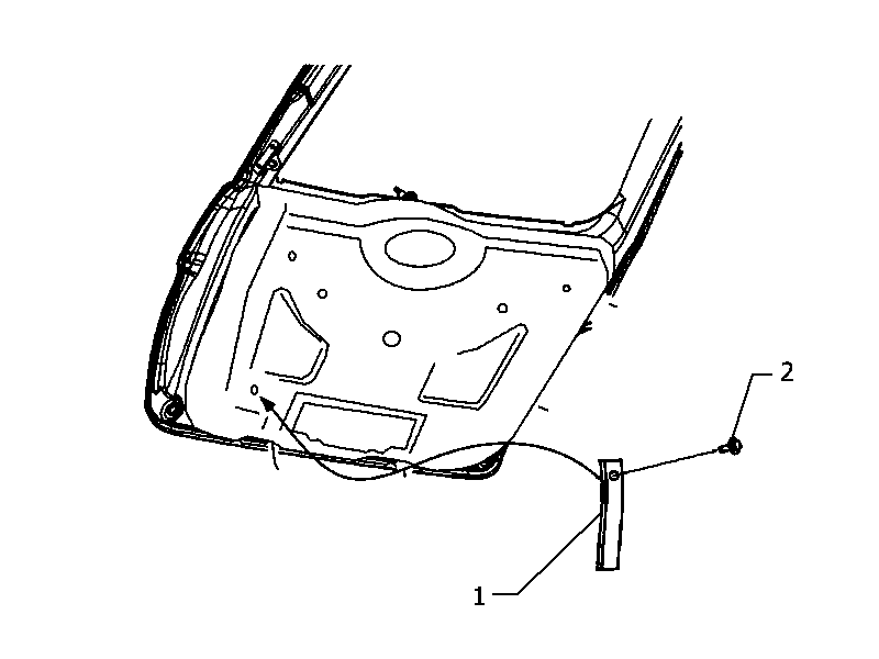 70148-030 INTERNAL REAR DOOR LINING