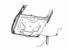 70148-030 INTERNAL REAR DOOR LINING