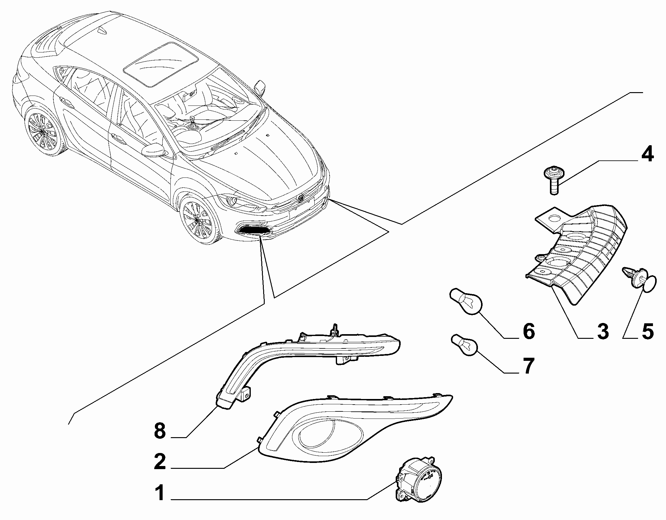 55401-020 FOG LIGHT