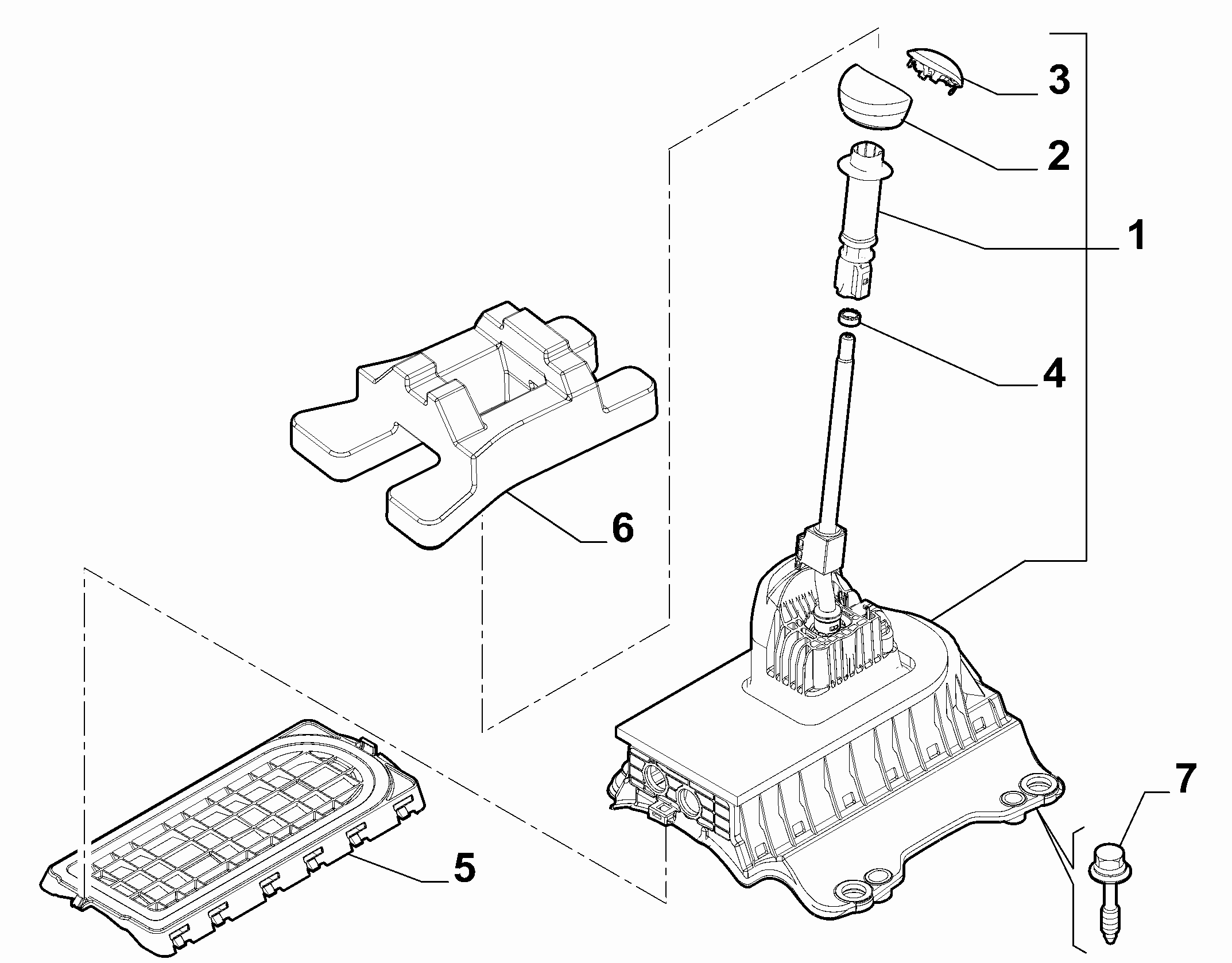 21221-010 GEAR STICK