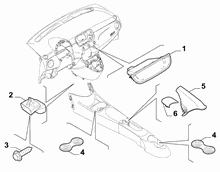 70504-040 COVERS  -  BEZELS - AIR DIFFUSER