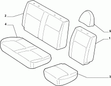 70615/01 REAR SEAT LINING