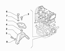 10002-020 GEARBOX INLET SCREW ANCHOR SUSPENSION