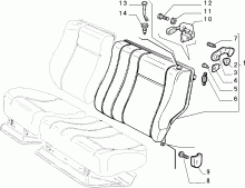 70613/02 REAR SEAT