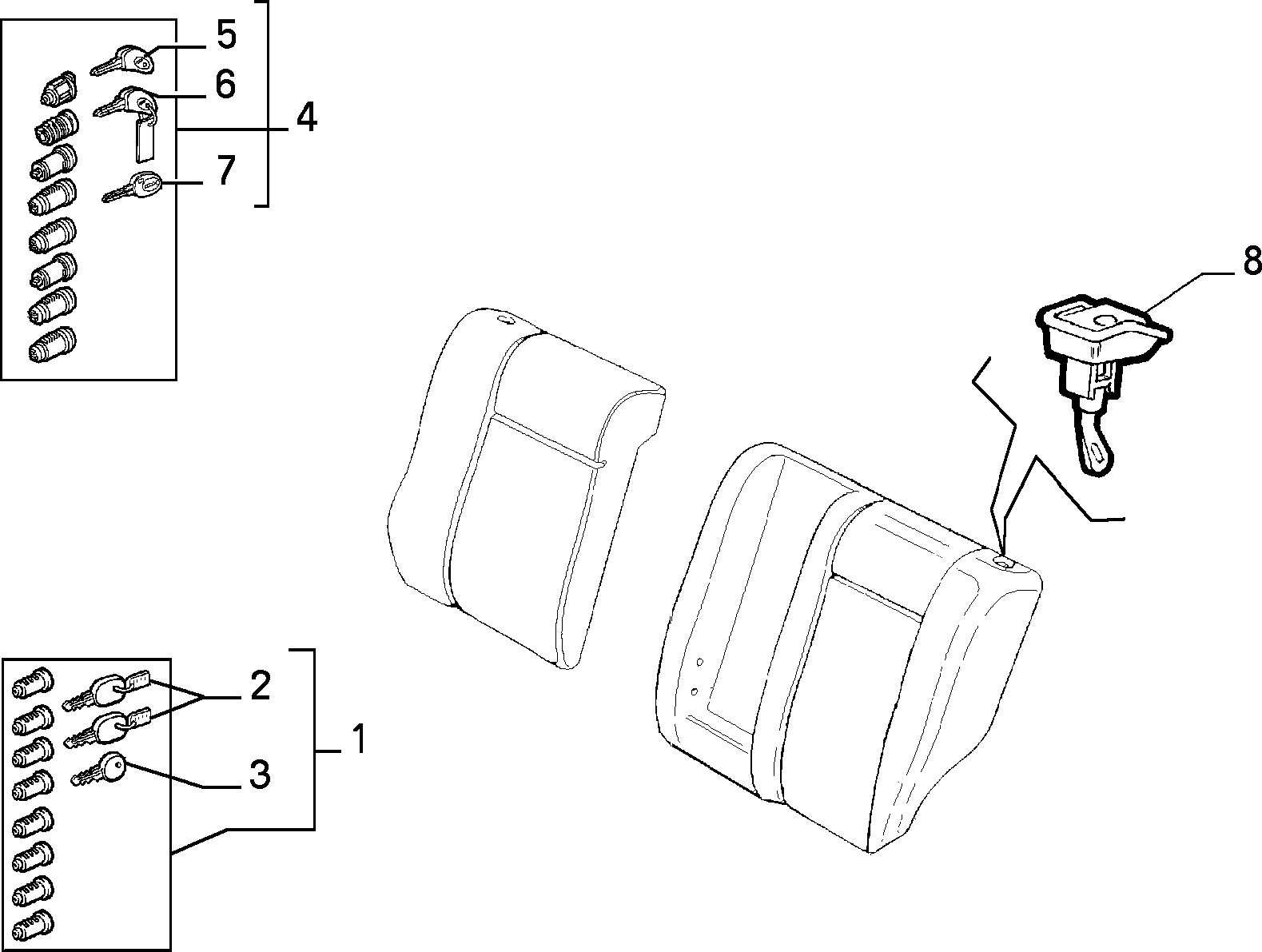 70613/02 REAR SEAT