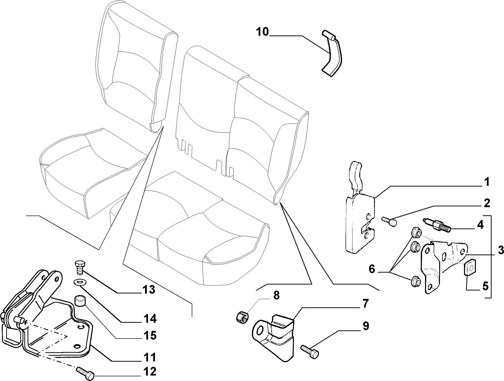 70613/06 REAR SEAT