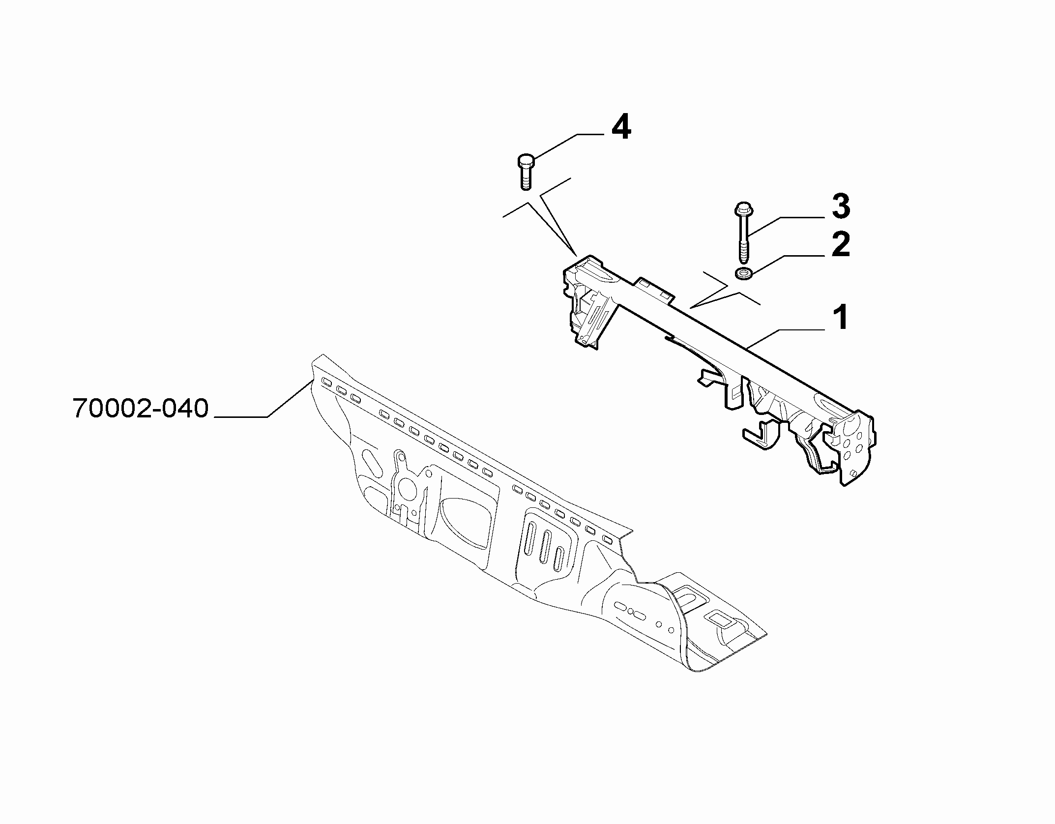 70002-050 DASHBOARD CROSSRAIL