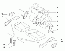 70613/14 REAR SEAT