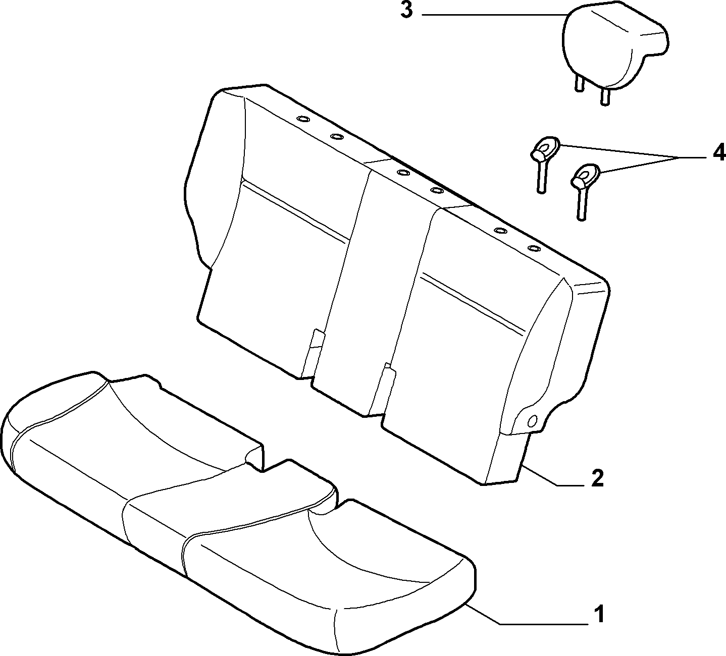 70615/20 REAR SEAT LINING