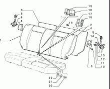 70613/01 REAR SEAT