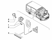 70143-050 SLIDING DOOR KEYLOCK