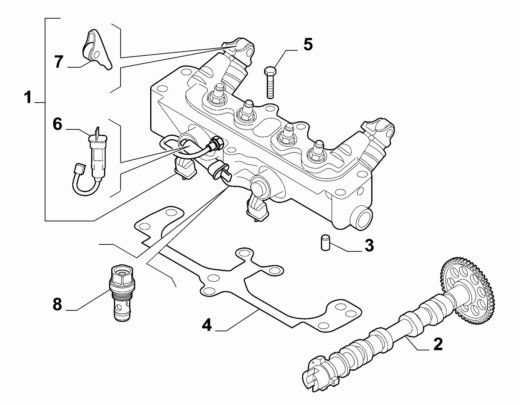 10107-010 CRANKSHAFT AND GEAR TIMING SYSTEM