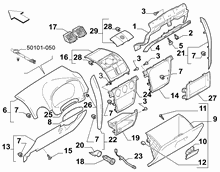 70502-010 DASHBOARD INSTRUMENT HOLDER